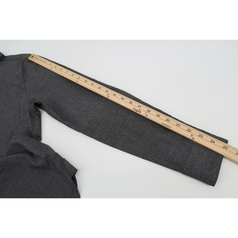 BYLT Vista Shirt Mens Medium Gray Charcoal Long Sleeve Button Up Premium Basics - Picture 11 of 11